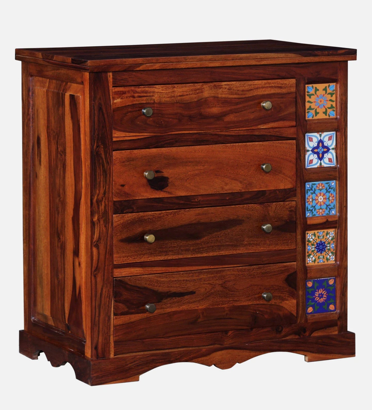 Sheesham Wood Dresser in Honey Oak Finish